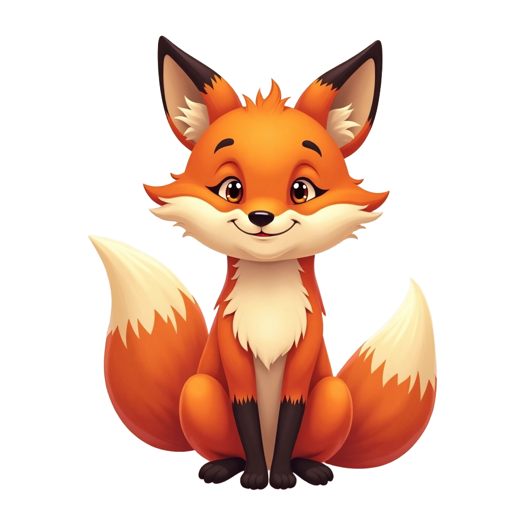 Cute Cartoon Fox